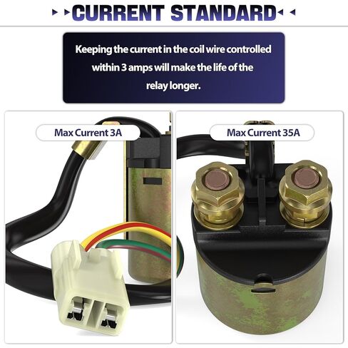 Starter Relay Solenoid+Ignition Key Switch Fit for Honda Rancher 350 TRX350TE TRX350FM TRX350FE ES 2000 01 02 03 04 05 06 Waterproof in Kuwait