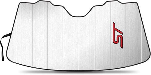 iPick Image for Ford Focus ST Universal Fit Enforced Stand-Up Auto Windshield Sun Shade at Standard Size 54"x 27.5" in Saudi Arabia
