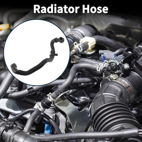 Radiator Hose Heater Hose Radiator Outlet Hose Pipe for Audi A6 Quattro 2016-2018 2.0L No.4G0122055AB/4G0122055S Rubber Lower Radiator Hose Black 1 Pc in Saudi Arabia