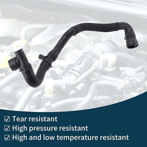 Radiator Hose Heater Hose Radiator Outlet Hose Pipe for Audi A6 Quattro 2016-2018 2.0L No.4G0122055AB/4G0122055S Rubber Lower Radiator Hose Black 1 Pc in Saudi Arabia
