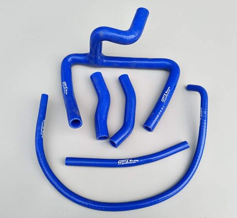 Silicone radiator hose for Honda CR250R CR250 2-stroke 2000 2001 (BLUE) in Saudi Arabia