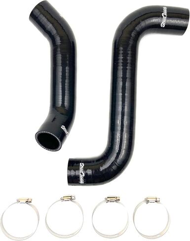 طقم خرطوم مشع من السيليكون متوافق مع سوبارو امبريزا GD/GB/GG/GDB/GDA 2.0 WRX STI 2002-2007، أسود in Kuwait