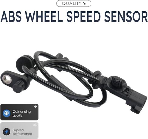 2Pcs Rear Left and Right Abs Wheel Speed Sensor Compatible with Ford Fiesta D2Bz2C190B Als2701 15 16 17 18 19 2015 2016 2017 2018 2019 in Saudi Arabia