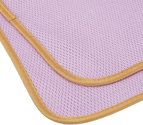 Maxshine 3 Pack Microfiber Towel (520GSM) - Purple with Yellow Silk Border, Professional Drying Cloths for Car Detailing - 20"x27.5" (51x70cm) - Ultra Soft, Scratch-Free Auto Detailing Towels in Saudi Arabia