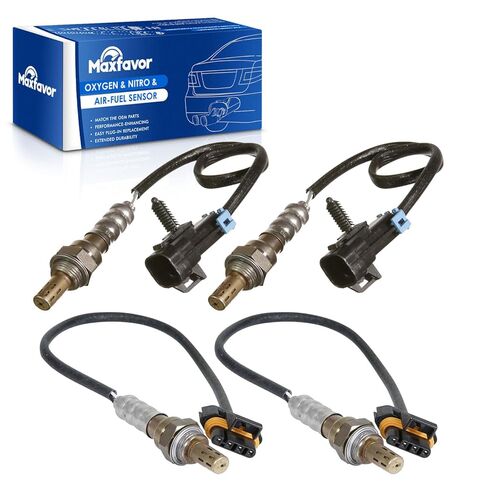 مستشعر الأوكسجين Maxfavor Upstream Downstream مناسب لـ 1996-2002 Chevy Express 1500/2500/3500 5.7L GVW أكثر من 8500 رطل، 1996-1999 C2500 K2500 Suburban Truck 5.7L 7.4L 02 المستشعر 234-4019 234-4018 in Saudi Arabia