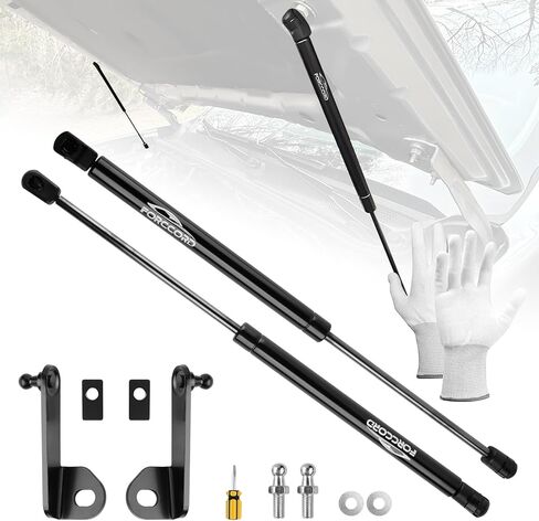 Hood Struts Fit for Ford Ranger 2024 2025 2026 Hood Lifting Support ﻿Hood Door Balancer Replacement Support Quick Lift No Drilling Required Car Accessories in Saudi Arabia