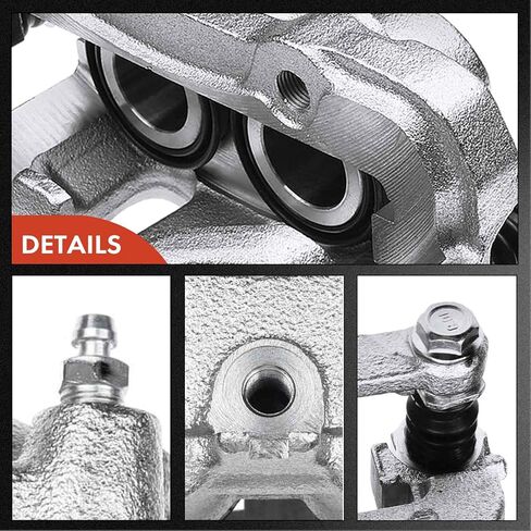 مجموعة فرجار قرص الفرامل A-Premium مع دعامة متوافقة مع موديلات مختارة من Nissan - D21 1987-1994، NP300 2010-2013، Pathfinder 1989-1995، Pickup 1995-2004 - جانب السائق الأيسر الأمامي in Saudi Arabia