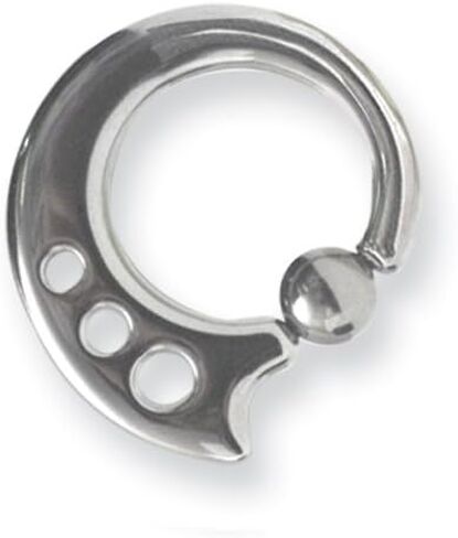 body jewelry Cast SGSS Techno-Tribal Captives 10G (2.6mm) 1/2(13mm) Dia w 5mm STL Ba BCSIT103-10 in Saudi Arabia