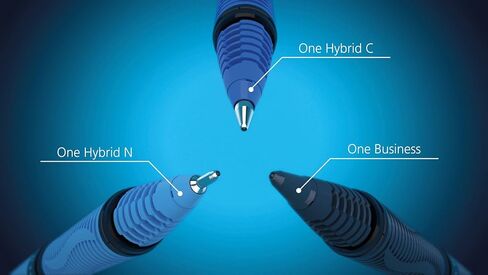 Schneider C Products One Hybrid 03 Rollerball Pen Hybrid conical tip, Assorted Colours, Pack of 4 Case, Blue,Green,Red,Black, 0.3 mm in Saudi Arabia