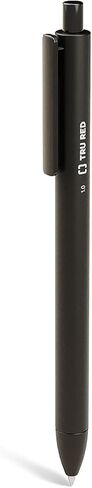 TRU RED Retractable Gel Pens, Medium Point 1.0mm, Black Ink, 15 Pack – Quick‑Dry Gel Pens for Smooth, Smear‑Free Writing in Saudi Arabia