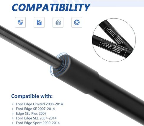 6120 Rear Hatch Struts for Ford Edge 2007 2008 2009 2010 2011 2012 2013 2014 Trunk Tailgate Lift Supports Gas Spring Sport Utility Set SG304084 6120 237330 in Saudi Arabia