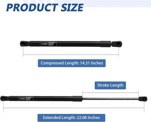 6120 Rear Hatch Struts for Ford Edge 2007 2008 2009 2010 2011 2012 2013 2014 Trunk Tailgate Lift Supports Gas Spring Sport Utility Set SG304084 6120 237330 in Saudi Arabia