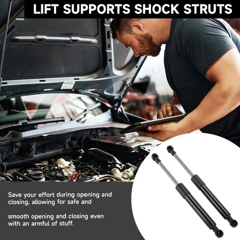 Premium 2PCS Front Hood Lift Supports Struts Gas Shocks for Porsche 911 1998-2013 for Boxster 2005-2012 Convertible for Cayman 2008-2012 Coupe | Replaces 99751155101 SG406031 in Saudi Arabia