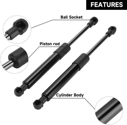 Premium 2PCS Front Hood Lift Supports Struts Gas Shocks for Porsche 911 1998-2013 for Boxster 2005-2012 Convertible for Cayman 2008-2012 Coupe | Replaces 99751155101 SG406031 in Saudi Arabia