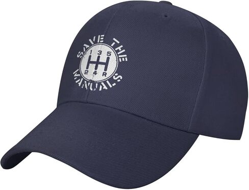 Save The Manuals Baseball Hat Men Women Adjustable Trendy Curved Brim Baseball Caps Black in Saudi Arabia