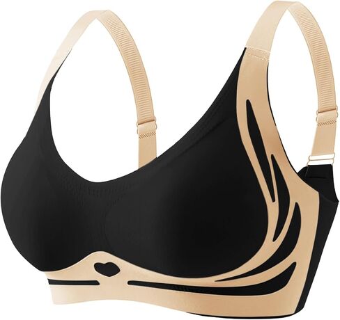 Jelly Bras for Women Push up Plus Size Wireless Sport Underwear Seniors Seamless Anti Sagging Comfort Everyday Bra in Saudi Arabia