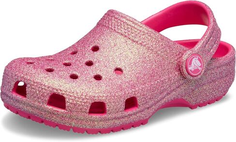 Crocs Unisex-Child Classic Glitter Clogs (Toddler) in Saudi Arabia