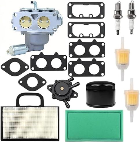 791230 Carburetor Fits for Briggs and Stratton V-Twin 4 Cycle 20HP 21HP 23HP 24HP 25HP Engine 407777 799230 699709 499804 for John Deere MIA10632 LA130 LA150 LA145 L120 Lawn Tractor Carb with Filter in Kuwait