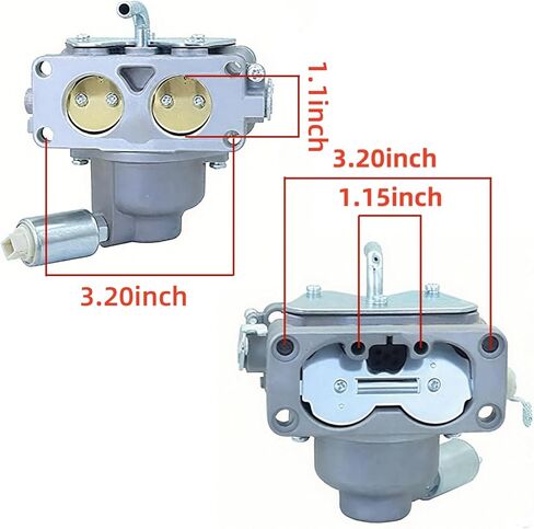 791230 Carburetor Fits for Briggs and Stratton V-Twin 4 Cycle 20HP 21HP 23HP 24HP 25HP Engine 407777 799230 699709 499804 for John Deere MIA10632 LA130 LA150 LA145 L120 Lawn Tractor Carb with Filter in Kuwait
