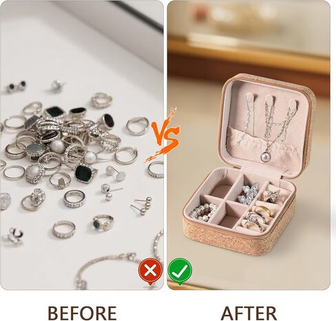 9 Pack Travel Jewelry Box Gifts for Pooja Bridesmaid Mini Jewelry Travel Case Box Bulk Jewelry Boxes Small Earring Storage Organizer in Kuwait