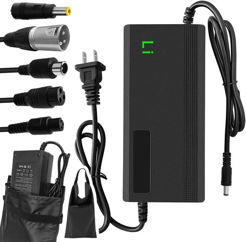 29.4V 3A/5A Charger with 6-in-1 Plug for 36V Lithium Battery Such as Car Truck Lawn Mower Boat Marine Batteries (29.4V5A) in Saudi Arabia