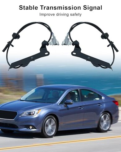 قطعتان من مستشعرات سرعة العجلات الخلفية اليسرى واليمنى ABS متوافقة مع Subaru Legacy 2010 2011 2012 2013 2014، مستشعر سرعة العجلة الخلفية مع سرج الأسلاك استبدال ALS2012 ALS2013 27540AJ02A 27540AJ03A in Kuwait