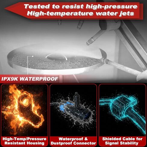 مستشعر سرعة عجلة ABS 4 قطع: أمامي خلفي يسار ويمين متوافق مع شيفروليه 2007-10 سيلفرادو 1500 V8 5.3L V8 6.0L V8 6.2L، 2007-12 Tahoe V8 5.3L/6.0L/6.2L، كاديلاك 2007-14 إسكاليد V8 6.0L/6.2L in Kuwait