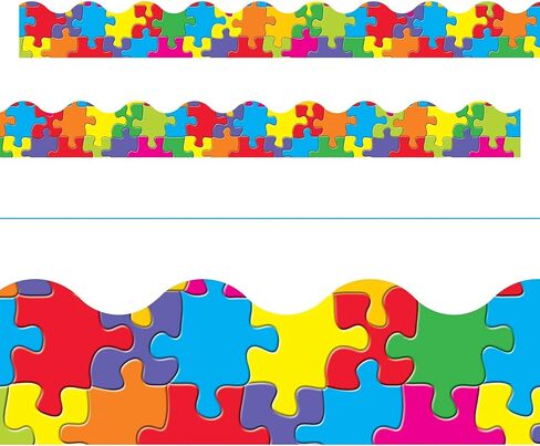 TREND Jigsaw Terrific Trimmers, Bulletin Board Borders, 39 Feet in Saudi Arabia