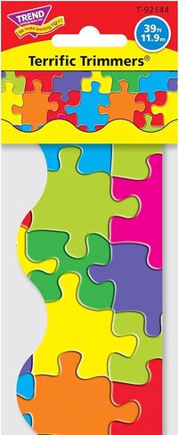 TREND Jigsaw Terrific Trimmers, Bulletin Board Borders, 39 Feet in Saudi Arabia