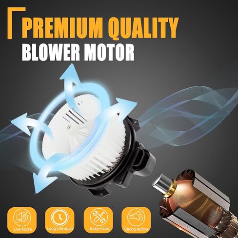 GSPSCN 700249 AC Blower Motor with Fan Compatible with Toyota Corolla 2009-2019，Prius 2010-2015，Prius V 2012-2018 - HVAC Heater Blower Motor Replaces# 8710302260,8710302210,PM4031,TO3126127 in Kuwait