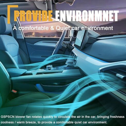 GSPSCN 700249 AC Blower Motor with Fan Compatible with Toyota Corolla 2009-2019，Prius 2010-2015，Prius V 2012-2018 - HVAC Heater Blower Motor Replaces# 8710302260,8710302210,PM4031,TO3126127 in Kuwait