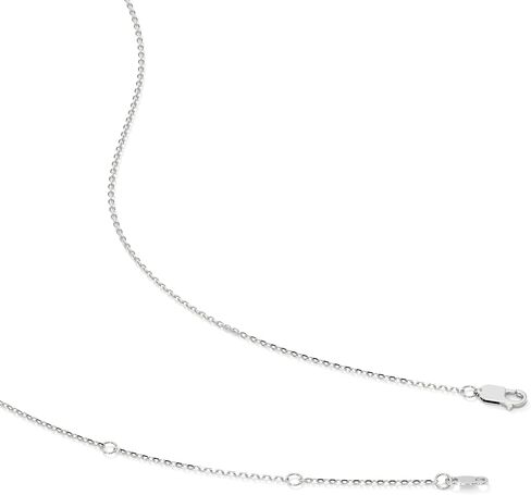 Wishbone Women's Necklaces, 1/8 Carat Lab Grown Diamond Pendant, Dainty 925 Sterling Silver Chain, Hypoallergenic & Light Sterling Silver Necklace, Birthday Gift for Women, Girlfriend, Mom & Sister in Kuwait