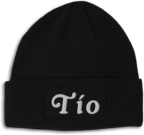 Speedy Pros Patch Beanie TIO Uncle F Skull Cap Hats for Men & Women Winter Acrylic One Size in Saudi Arabia