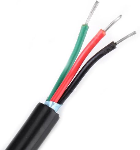 Estink Water Pressure Transducer, 1pc 1/8" NPT Thread Type Stainless Steel Pressure Transducer Sender Sensor for Oil Fuel Air Water, with Cable, 200PSI in Kuwait