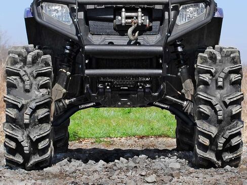 SuperATV High Clearance 1.5" Forward Offset A-Arms for Polaris Sportsman 500/570 / 700/800 (See Fitment) - Black in Saudi Arabia