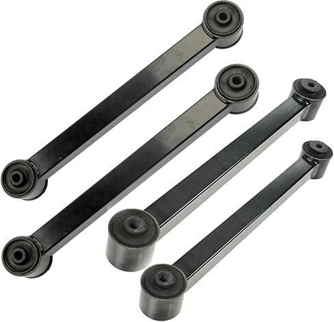 2 Rear Lower Control Arms + 2 Rear Upper Control Arms Compatible with 2005-2010 Jeep Grand Cherokee Commander Replaces Dorman 521-705 521-706 in Saudi Arabia