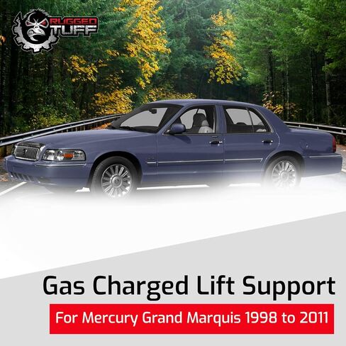 Front Hood Lift Support Shocks Struts for 1998-2011 Ford Crown Victoria, 1998-2011 Mercury Grand Marquis, 2003-2004 Mercury Marauder Engine Cover Bonnet Lifter PM3156 SG304024 4118 (2 Qty) in Saudi Arabia