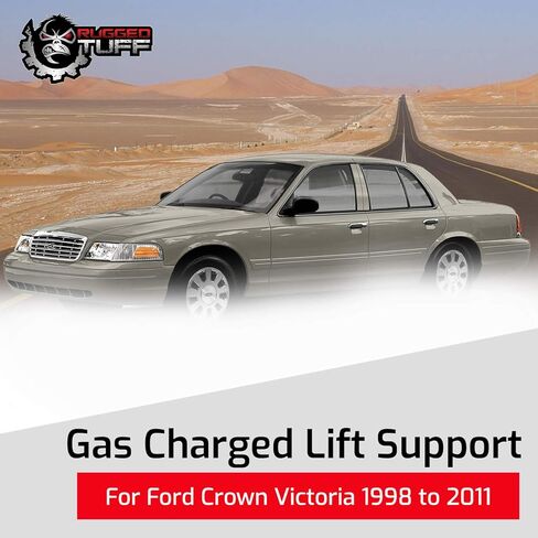 Front Hood Lift Support Shocks Struts for 1998-2011 Ford Crown Victoria, 1998-2011 Mercury Grand Marquis, 2003-2004 Mercury Marauder Engine Cover Bonnet Lifter PM3156 SG304024 4118 (2 Qty) in Saudi Arabia