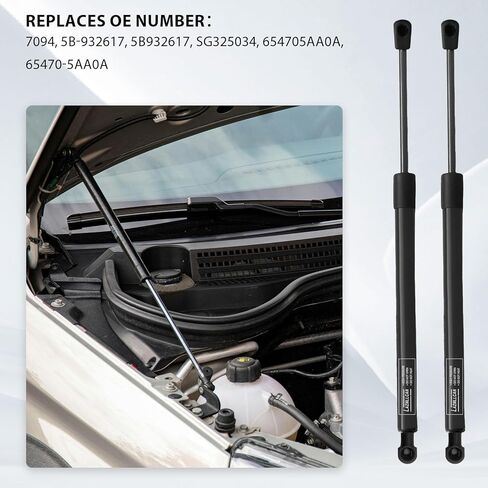 2Pcs Hood Struts Lift Support Fit for 2015 2016 2017 2018 2019 2020 2021 2022 Nissan Murano Front Gas Spring Shocks,654705AA0A,7094,SG325034 in Kuwait