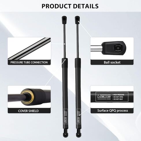 2Pcs Hood Struts Lift Support Fit for 2015 2016 2017 2018 2019 2020 2021 2022 Nissan Murano Front Gas Spring Shocks,654705AA0A,7094,SG325034 in Kuwait