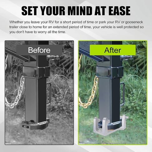 Gooseneck Trailer (Silver Gooseneck Lock+Keyed Lock) in Kuwait