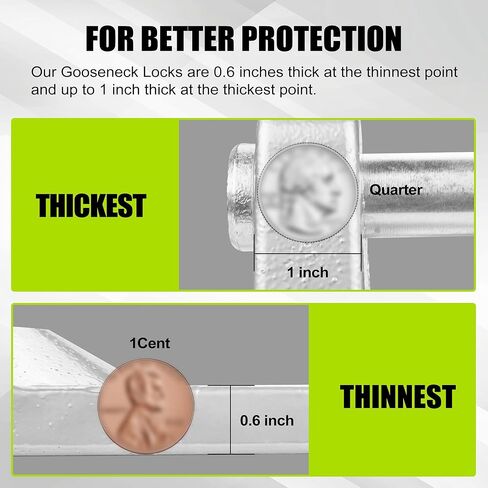 Gooseneck Trailer (Silver Gooseneck Lock+Keyed Lock) in Kuwait