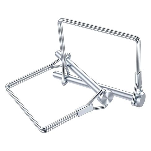 40 Pcs Trailer Hitch Pin, 1/4 Inch Heavy Duty Carbon Steel Safety Coupler and Shaft Locking Pin, for Farm Lawn Garden Towing PTO Equipment and Hitches, Silver in Kuwait