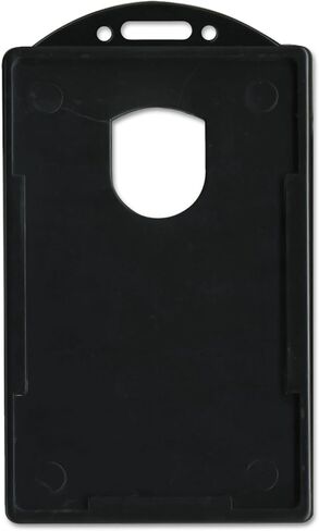 Advantus 75657 حامل بطاقات الهوية العمودية، 2 1/8 × 3 3/8، أسود، 25 في كل عبوة in Saudi Arabia