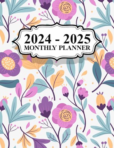2024-2025 Monthly Planner: Large 2 Year Monthly Calendar Schedule Organizer, 24 Months from January 2024 to December 2025 With Federal Holidays in Saudi Arabia