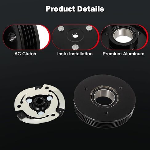 CCIYU Air Conditioning Compressor Clutch 2010 for BMW X5 4.4L 4.8L 2007-2013 Replaces AC Compressor Clutch for Car 97448 98448 in Saudi Arabia