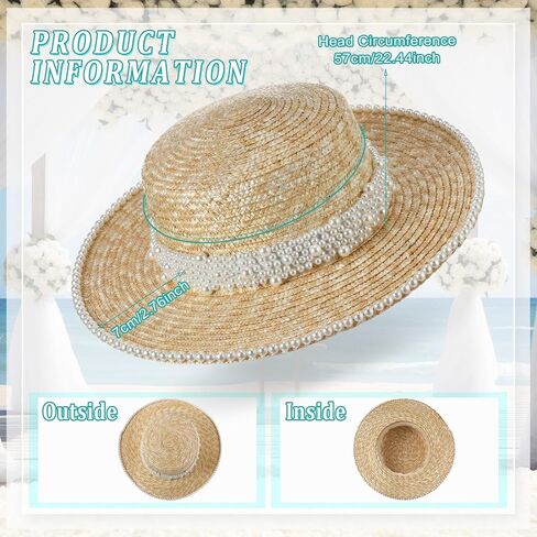 Bride Sun Hat Wide Brim Straw Floppy Beach Hat for Bachelorette Party Wedding Bridal Shower Decoration, Bride to Be Gift Yellow in Kuwait