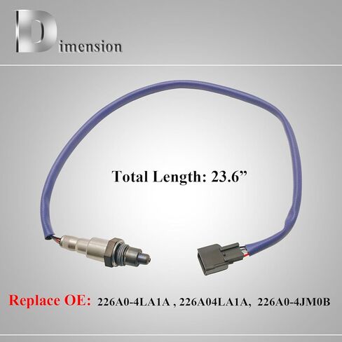 Oxygen Sensor Downstream O2 Sensor Fit for 2014 2015 2016 2017 Infiniti QX60, for Nissan Juke Altima Maxima Murano Pathfinder, Oxygen O2 Sensor Replace OE# 226A0-4LA1A in Saudi Arabia