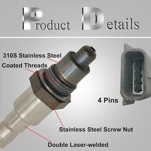 Oxygen Sensor Downstream O2 Sensor Fit for 2014 2015 2016 2017 Infiniti QX60, for Nissan Juke Altima Maxima Murano Pathfinder, Oxygen O2 Sensor Replace OE# 226A0-4LA1A in Saudi Arabia