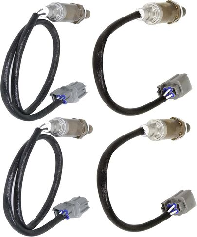 MAXFAVOR 2 Pcs Upstream and 2 Pcs Downstream Oxygen Sensor Replacement for 2004 2003 2002 2001 2000 Land Rover Discovery V8 4.0L 4.6L O2 Sensor 234-4694 x2 234-4696 x2 in Saudi Arabia